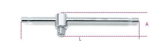 Afbeeldingen van BETA Wringstaaf ¼" schuifstuk 900/42