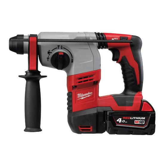 Afbeeldingen van MILWAUKEE Accu combihamer HD18H-402C heavy duty SDS-Plus 4-standen