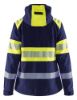 Afbeeldingen van BLÅKLÄDER Softshell jack dames 4404 marineblauw/High Vis geel XS