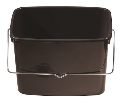 Afbeeldingen van Verfemmer kunststof zwart 10L