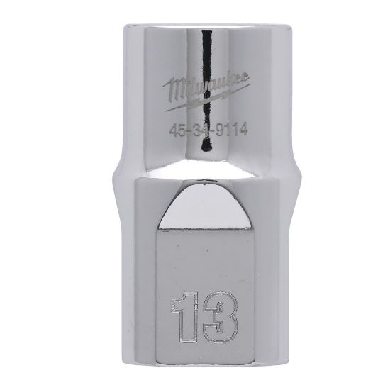 Afbeeldingen van MILWAUKEE Dop ½" metrisch FOUR FLAT 13MM