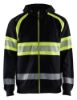Afbeeldingen van BLÅKLÄDER Hoodie 3552 zwart/High Vis geel L