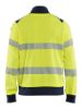 Afbeeldingen van BLÅKLÄDER Sweater Multinorm met rits 3461 High Vis geel/marineblauw XS
