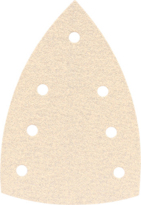 Afbeeldingen van KELFORT Klitschuurschijf DELTA wit 7-gat K60 10x