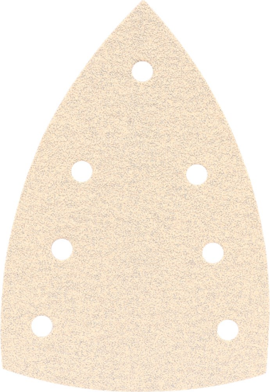 Afbeeldingen van KELFORT Klitschuurschijf DELTA wit 7-gat K60 10x