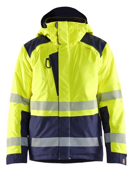 Afbeeldingen van BLÅKLÄDER Winterjas 4455 High Vis geel/marineblauw 3XL