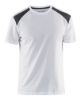 Afbeeldingen van BLÅKLÄDER T-shirt bi-colour 3379 wit/donkergrijs M