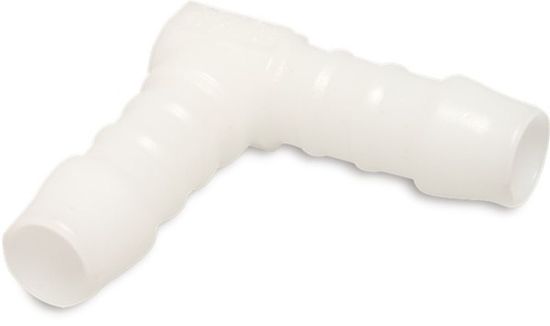 Afbeeldingen van Knie 90° nylon wit 19MM slangtule 16bar