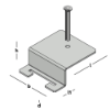 Afbeeldingen van GEBR. BODEGRAVEN RB-Spijkerplaat SV 85X40X30MM 95X3MM