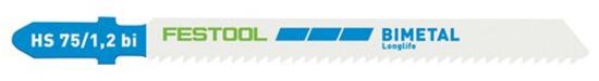 Afbeeldingen van FESTOOL Decoupeerzaagblad HS RVS 75MM 1,2BI 5x