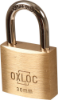 Afbeeldingen van OXLOC Cilinderhangslot EV messing laag 30MM KA3001
