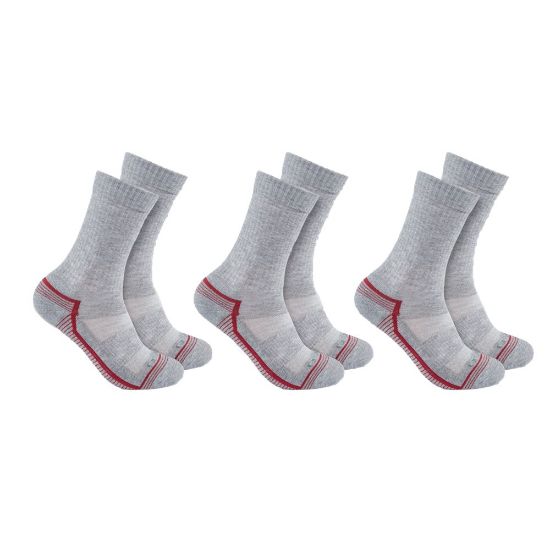 Afbeeldingen van CARHARTT Sokken force midweight dames 802213 grey L 3x
