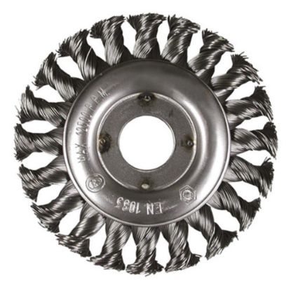 Afbeeldingen van HIKOKI Rondborstel 115X22,2X0,5MM gehard getordeerd staaldraad 751301