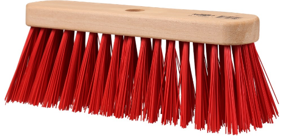 Afbeeldingen van KELFORT Straatbezem blank plat hout nylon 285MM