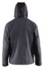 Afbeeldingen van BLÅKLÄDER Softshell jack met capuchon 4753 medium grijs/zwart M