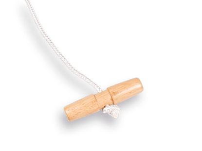 Afbeeldingen van Handvat hout los tbv rupsenschaar Sintung