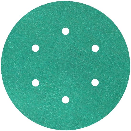 Afbeeldingen van Schuurschijf FP77K met actieve bekleding en klittenband 150MM K320 stansvorm GLS3