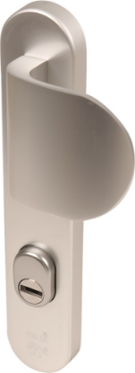 Afbeeldingen van OXLOC Veiligheidslangschild KTB deurduwer + krukgat ovaal R PC72 55MM