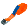 Afbeeldingen van Spanband met klemgesp oranje LC250 25MM 4M