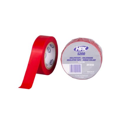 Afbeeldingen van Isolatietape PVC rood 19MM 10M
