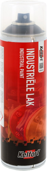 Afbeeldingen van KELFORT Industrie lak diepzwart RAL 9005 500ML