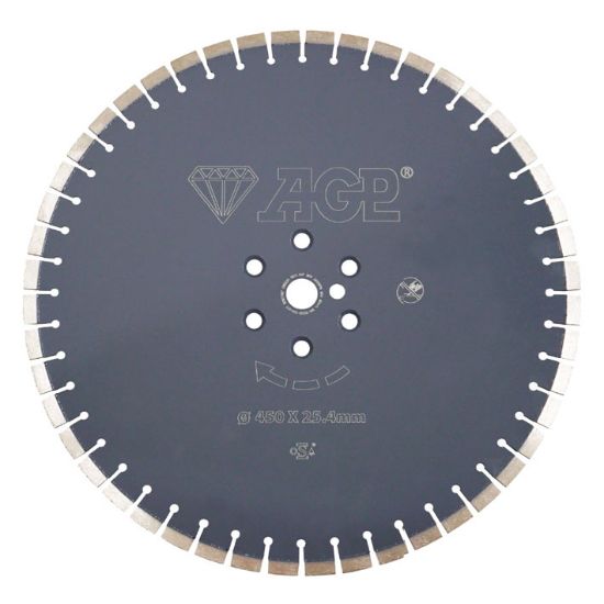 Afbeeldingen van AGP Vlakzaagblad (18") 457X3,2X25,4MM 6x boutgat steekcirkel 60MM