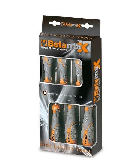 Afbeeldingen van BETA Schroevendraaierset TORX 6x T10-T30 1297TX/D6