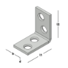 Afbeeldingen van GEBR. BODEGRAVEN Stoelhoek EV 25X25MM 15X2MM