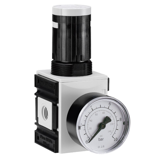Afbeeldingen van Drukregelaar G¼" 4bar met manometer 27MM