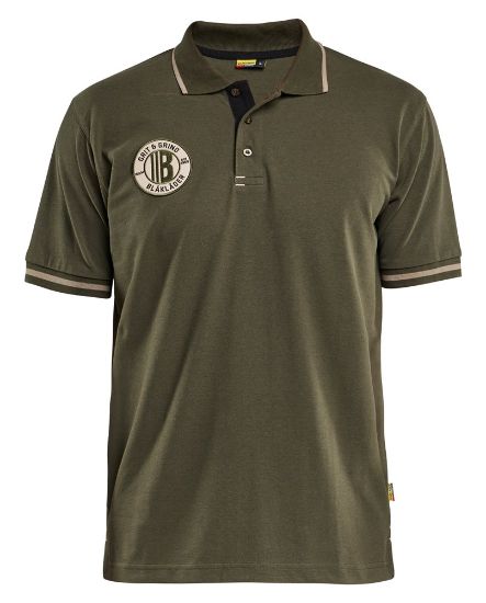 Afbeeldingen van BLÅKLÄDER Poloshirt Grit & Grind 9402 donker herfstgroen L