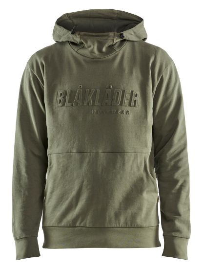 Afbeeldingen van BLÅKLÄDER Hoodie 3D 3530 herfstgroen M