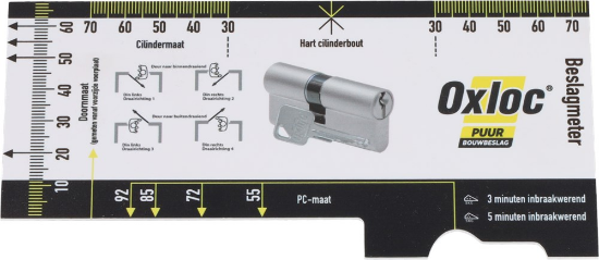 Afbeeldingen van OXLOC Cilindermeter OXLOC-gepersonaliseerd