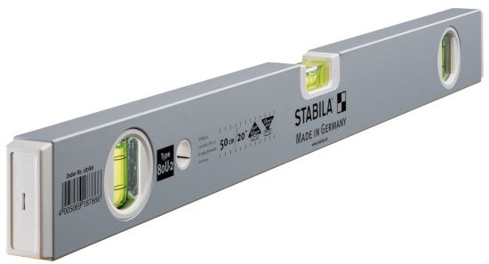 Afbeeldingen van STABILA Waterpas 80U-2 blok 2V1H libel 50CM