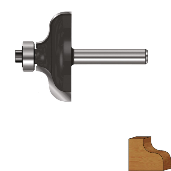 Afbeeldingen van ROTEC S-Profielfrees HM GOLD 31,8MM R=4,8 S=8MM