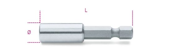 Afbeeldingen van BETA Bithouder ¼" 50MM t.b.v. 5,5MM bits 882M1