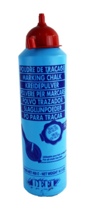 Afbeeldingen van Slaglijnpoeder High rood 400GR