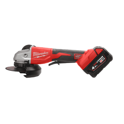 Afbeeldingen van MILWAUKEE Accu haakse slijper M18BLSAG125XPD-402X 125MM met peddelschakelaar