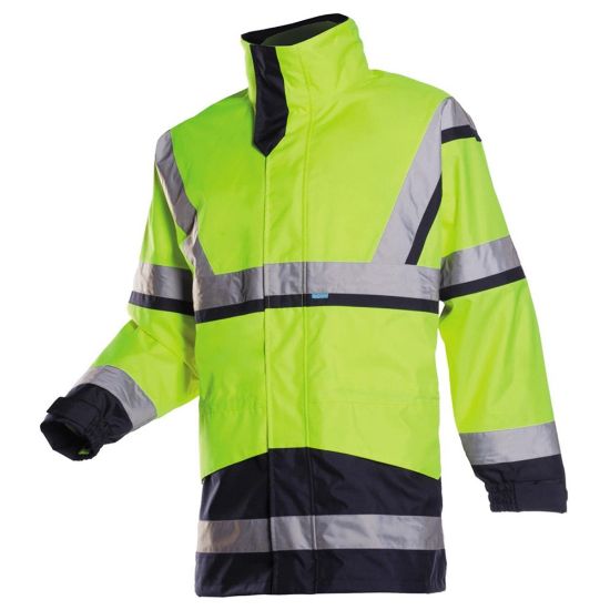 Afbeeldingen van SIOEN Parka Powell 401A fluor geel/marine XL