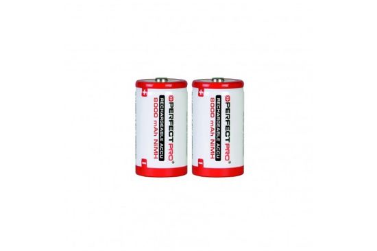 Afbeeldingen van PERFECTPRO Batterij D NiMH 8000mAh 2x