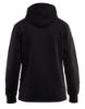 Afbeeldingen van BLÅKLÄDER Hoodie dames met rits 3395 zwart M