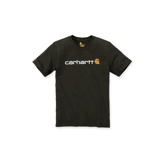 Afbeeldingen van CARHARTT T-shirt met logo 103361 peat S