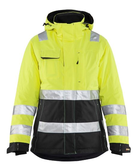 Afbeeldingen van BLÅKLÄDER Winterjas dames 4872 High Vis geel/zwart L