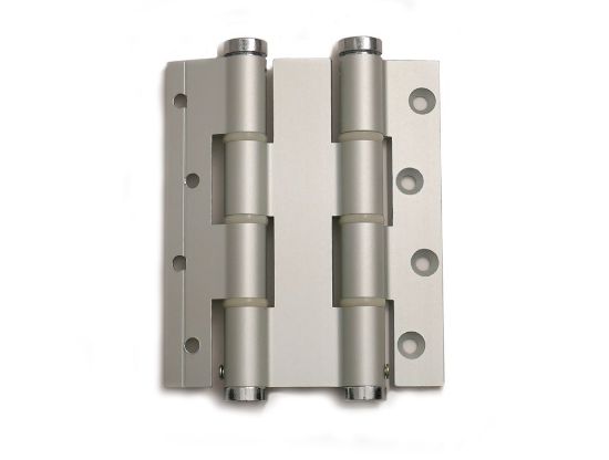 Afbeeldingen van Deurveerscharnier dubbel ALU zilver 120/30MM