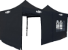 Afbeeldingen van KELFORT Zijwandset zwart 2,9X2,9M t.b.v. doorwerktent