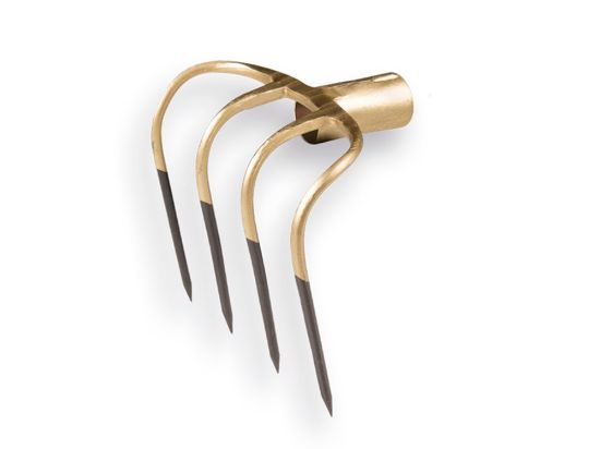 Afbeeldingen van OFFNER Mesthaak 4-tands korte tanden met dul