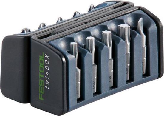 Afbeeldingen van FESTOOL Bitset TwinBOX BB-MIX 25MM 10x