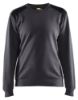 Afbeeldingen van BLÅKLÄDER Sweatshirt dames bi-colour 3408 medium grijs/zwart M