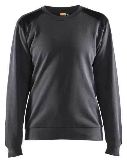 Afbeeldingen van BLÅKLÄDER Sweatshirt dames bi-colour 3408 medium grijs/zwart M
