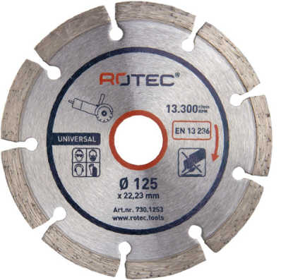 Afbeeldingen van ROTEC Diamantzaagblad UNI 115X22,2MM