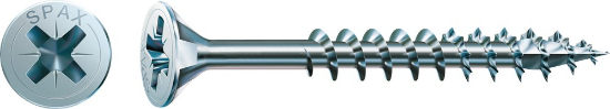 Afbeeldingen van SPAX Spaanplaatschroef multikop VZ PZ2 6X120/70MM 